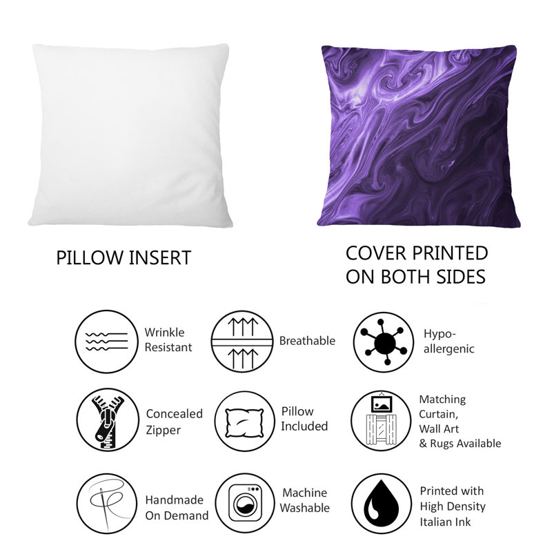 Coussin décoratif Ultra Violet