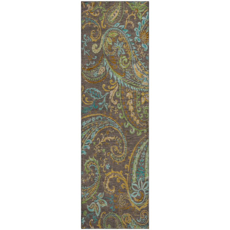  Premium Machine Washable Cerrito AMF533 Rug, Runner 2'3" x 7'6"