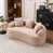 Apricot Cream Chenille,Foam+Spring