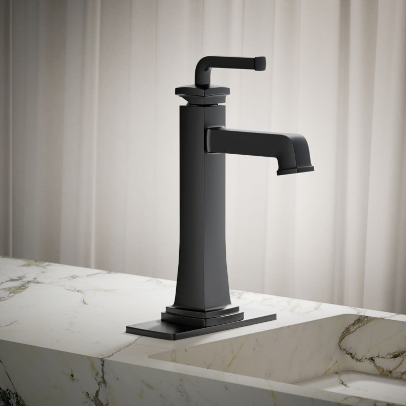 Riff Tall Single-Handle Bathroom Sink Faucet 1.2 GPM, Matte Black, 1.2 GPM