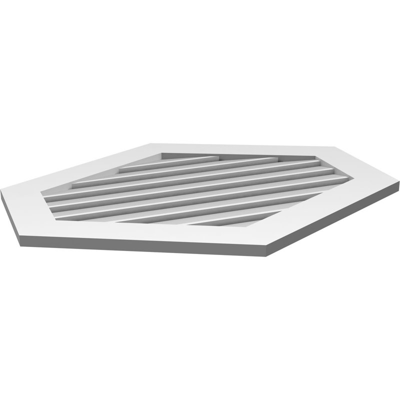 Pente verticale verticale en uréthane 6 pi, 1" H x 36" W x 30" L