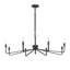 Lustre style chandelier 8 lumières Anacelia