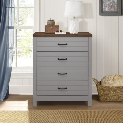 Salton Wood 4 Drawer Dresser