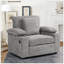 Fauteuil surdimensionné avec repose-pieds, porte-gobelets et ports de chargement USB-581790402
