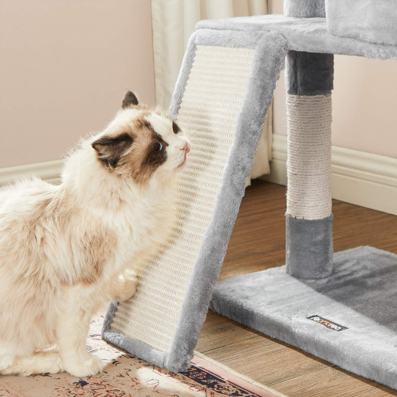 Clem 115cm H Cat Tree, Light Grey