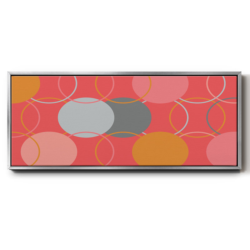 Geometric Circles- Framed Canvas