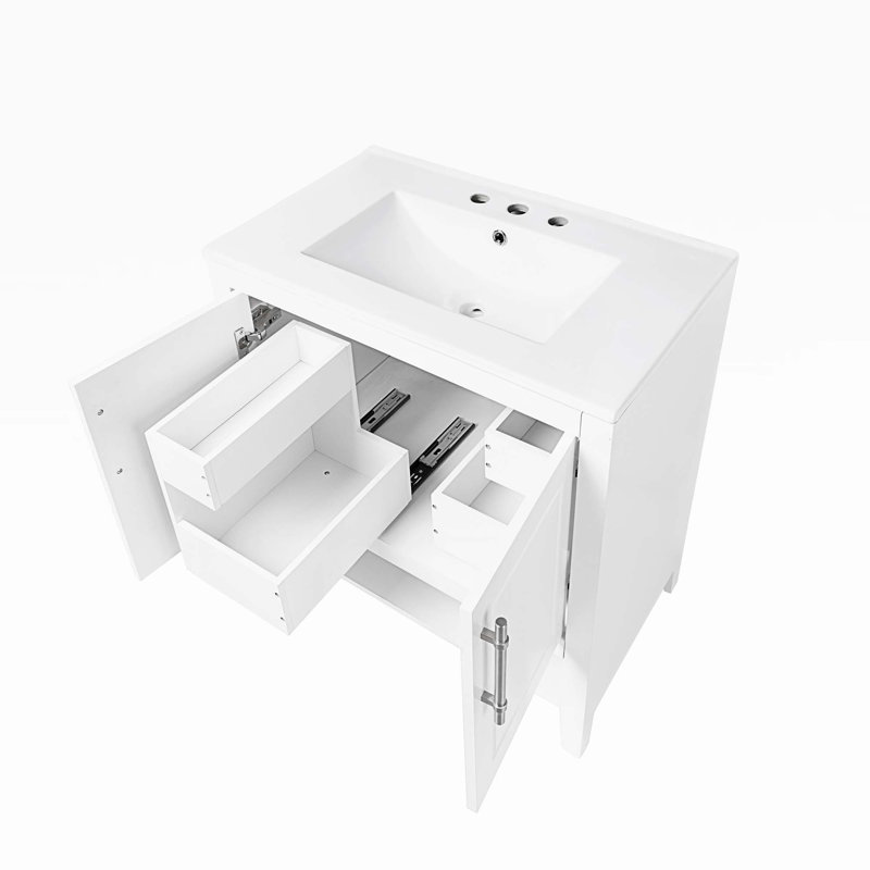 30" Bathroom Vanity With Sink