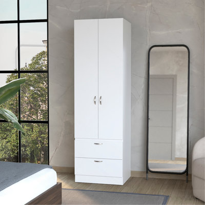 Armoire Marlton, chambre à coucher, blanc