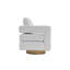 Fauteuil demi-tonneau pivotant, fauteuil d'appoint simple pivotant à 360 degrés Club Modern, petit fauteuil de loisir-224643969