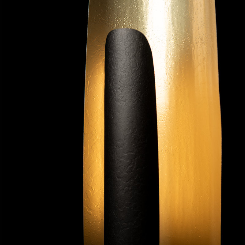 Shield Floor Lamp, Modern Brass, 49.6", Oil Rubbed Bronze