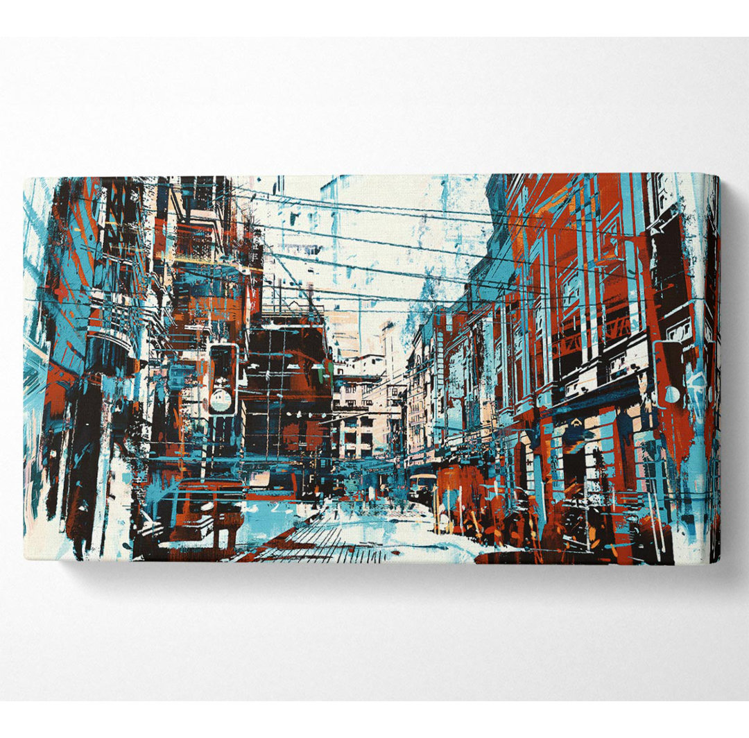 Aybri Chocolate City Blues 2 - Wrapped Canvas Kunstdrucke