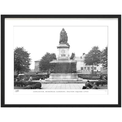 Lancaster, Memorial Gardens, Dalton Square C1955 1 Piece Single Picture Frame Wall Art