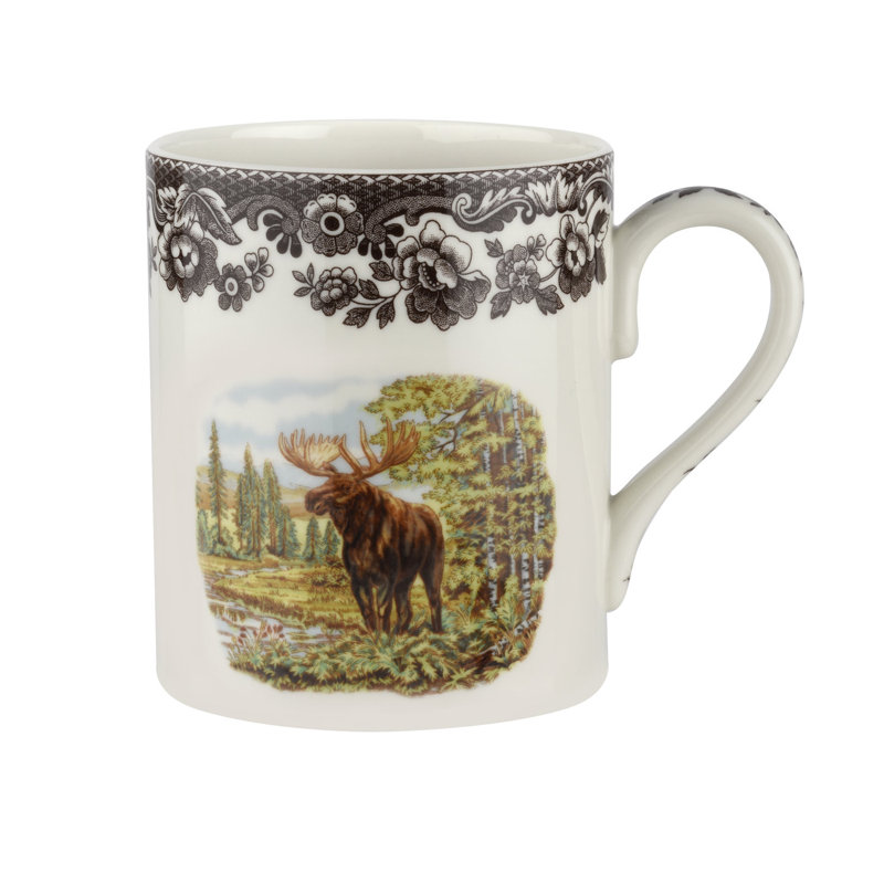 Spode Woodland Am.Wildlife Mug 16 Oz Moose
