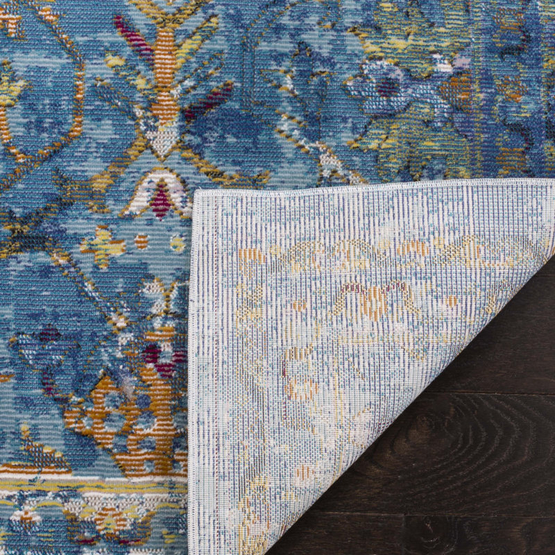 Bruckmann Performance Oriental Rug, Round 6'5"