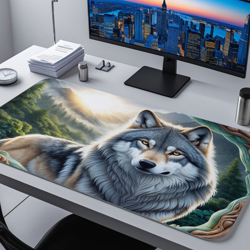 Polyester Desk Pad, 23.6x13.8