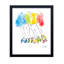 «Pop Art & Retro Runway Rainbow» par Chauncey Jacks - œuvre d'art encadrée-843253309-908536667-908536666