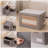 3-piece Bedroom Living Room Fabric Storage Box, Fabric Toy Storage Organizer Box, Foldable with Lid and Visual Window, Stackable, Gray 