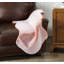 Tapis - Fausse fourrure lourde - Orange brûlé - 24 po x 36 po