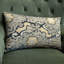 Thomas Collection® Navy Grey Yellow Cream Accent Pillow Dual Sided 12” x 20”