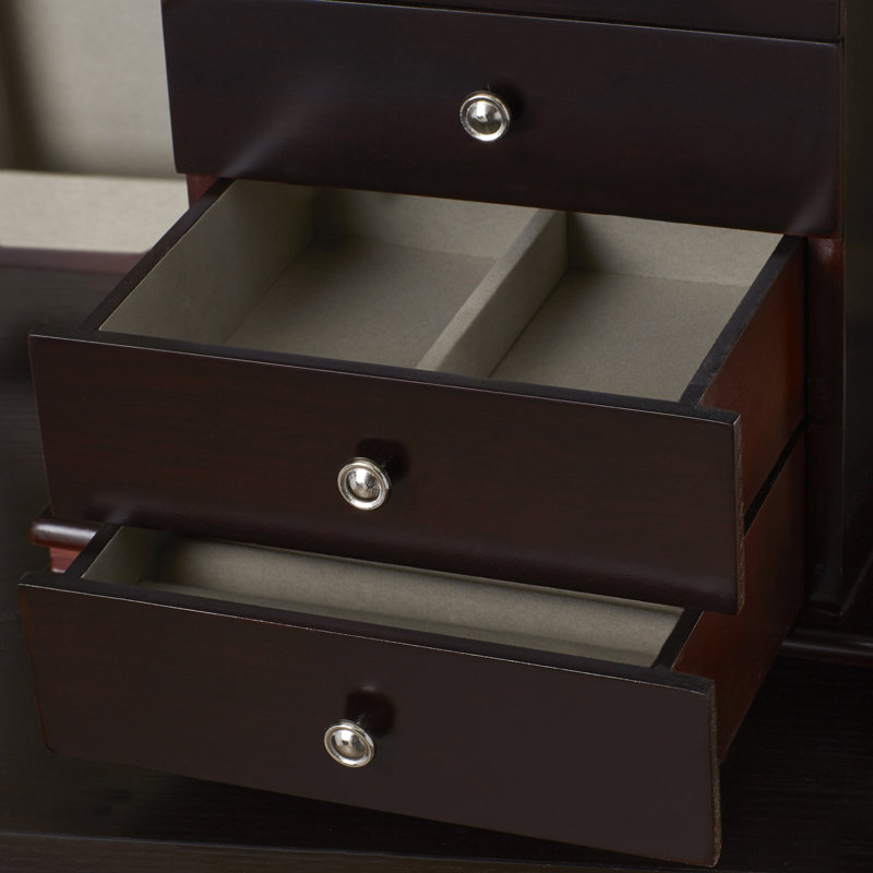 Wood Jewelry Box +, Espresso
