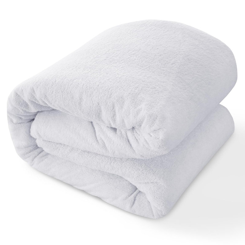 Soft Terry Mattress Protector - Breathable, Absorbent & Comfortable Bed Protection for Everyday Comfort, Single