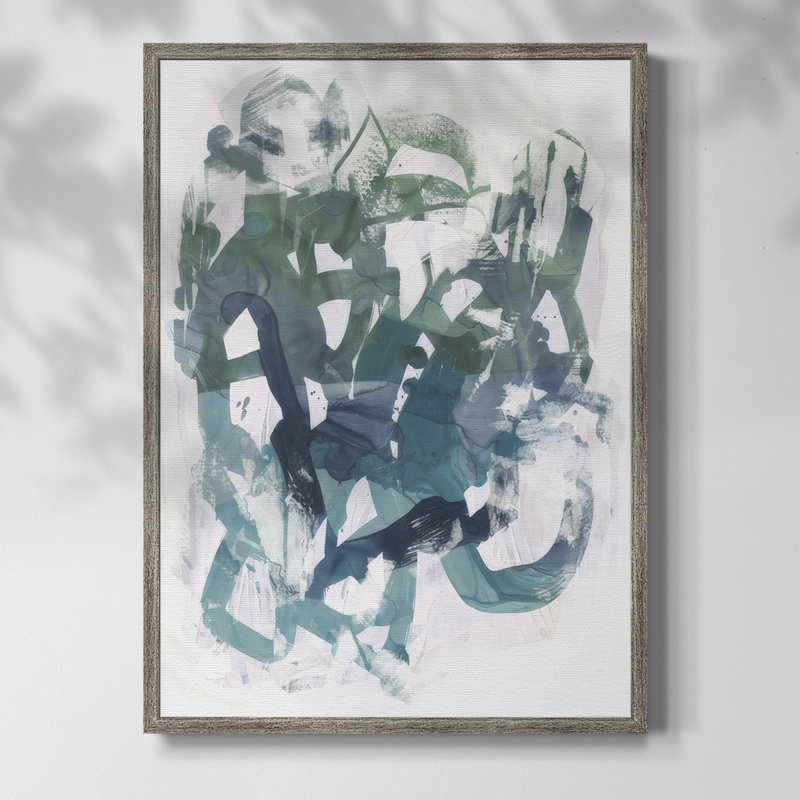 Obstruction II Framed Print - Solid Wood, 11" H x 9" W