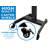 Mount-It! Electric Mobile Height Adjustable Standing Workstation with Wheels 31.5 x 14.5 in Tabletop