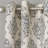 Quintara Polyester / Cotton Light-Filtering Medalion Print Curtain Panel with Grommet Top-546901829-546901831