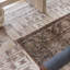 Machine Washable Minita Floral Power Loom Polyester Area Rug in Brown/Tan-68309354