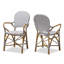 Chaise de patio empilable Bhrianna-1288480797