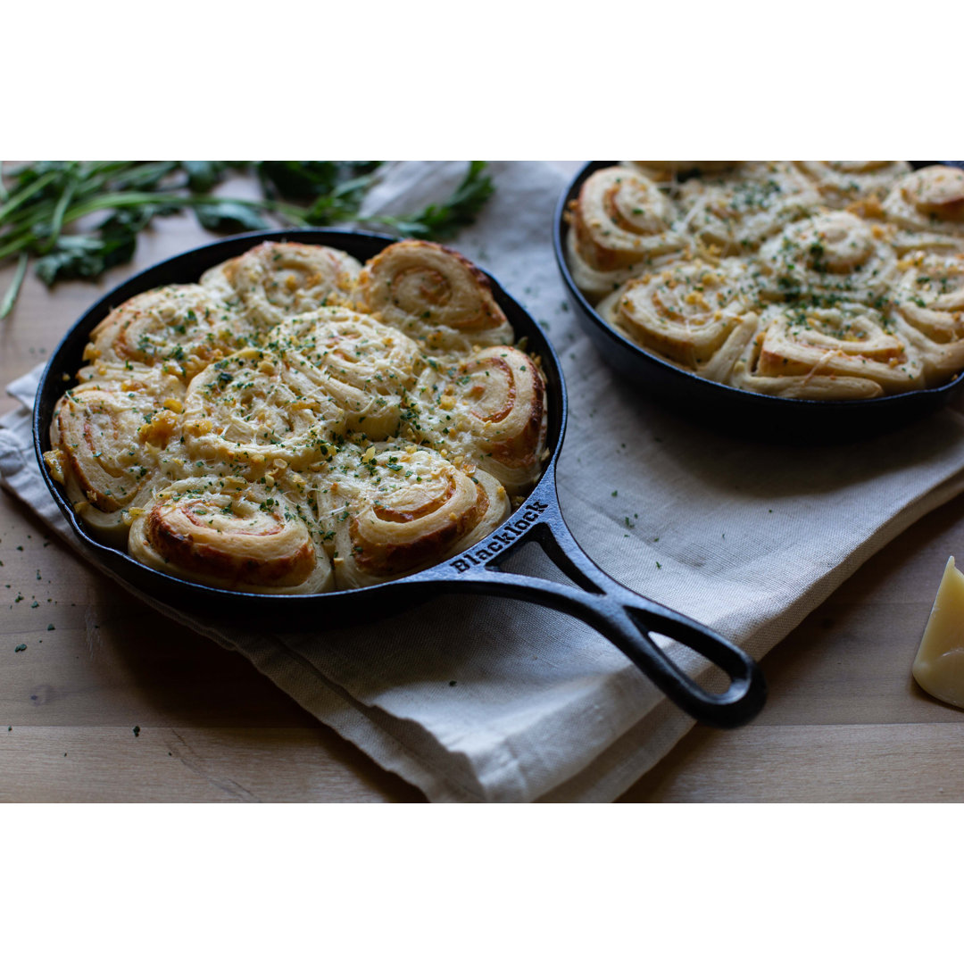 Lodge Blacklock Triple Seasoned Cast Iron 2 Piece Skillet Set Lodge