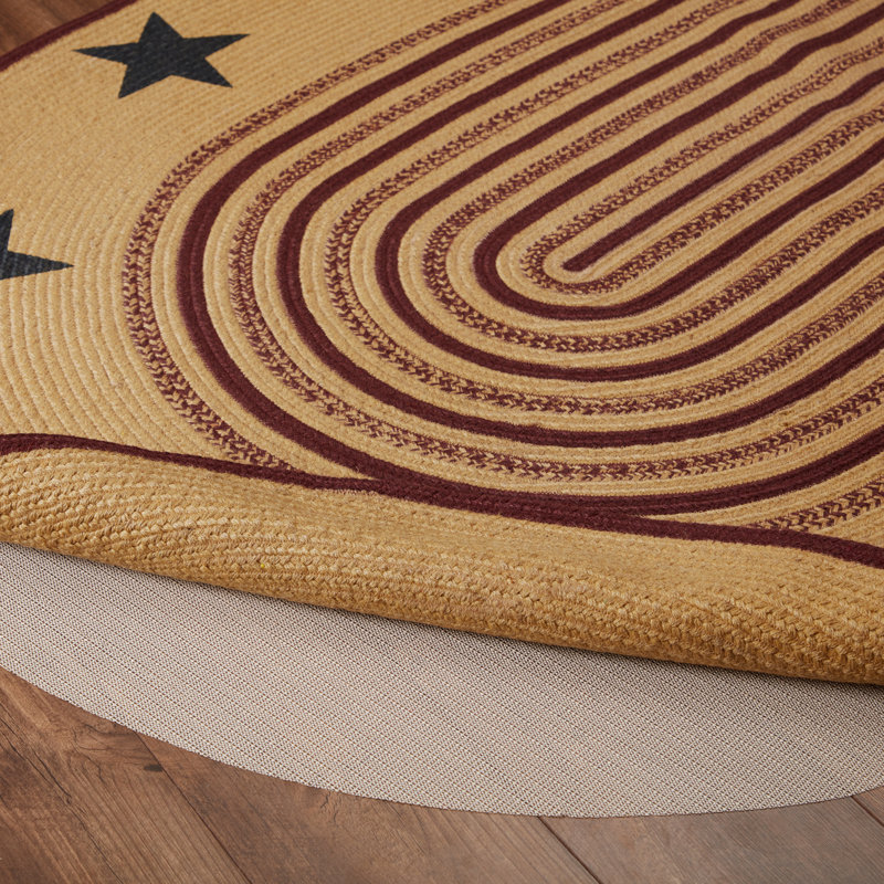 Probst Geometric Indoor Rug, Oval 5' x 8'