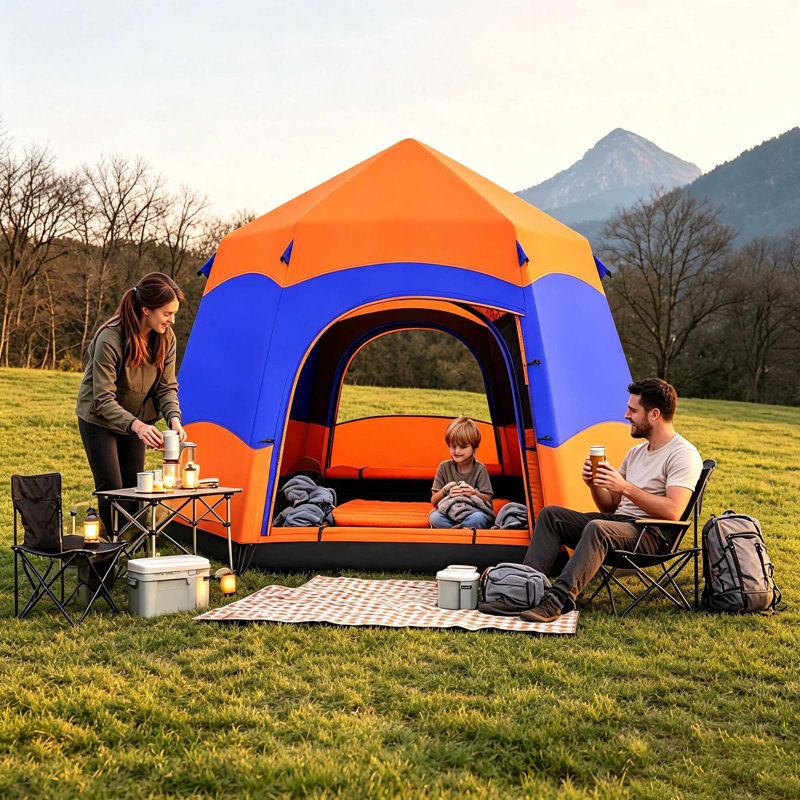 3 Person Tent, Multicolor