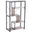 Chalfont 130cm H x 75cm W Steel Geometric Bookcase