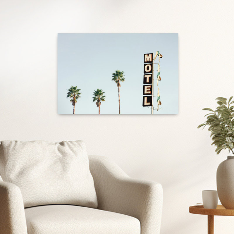 Diving Ladies Abstract Contemporary Wall Art, 16" H x 24" W