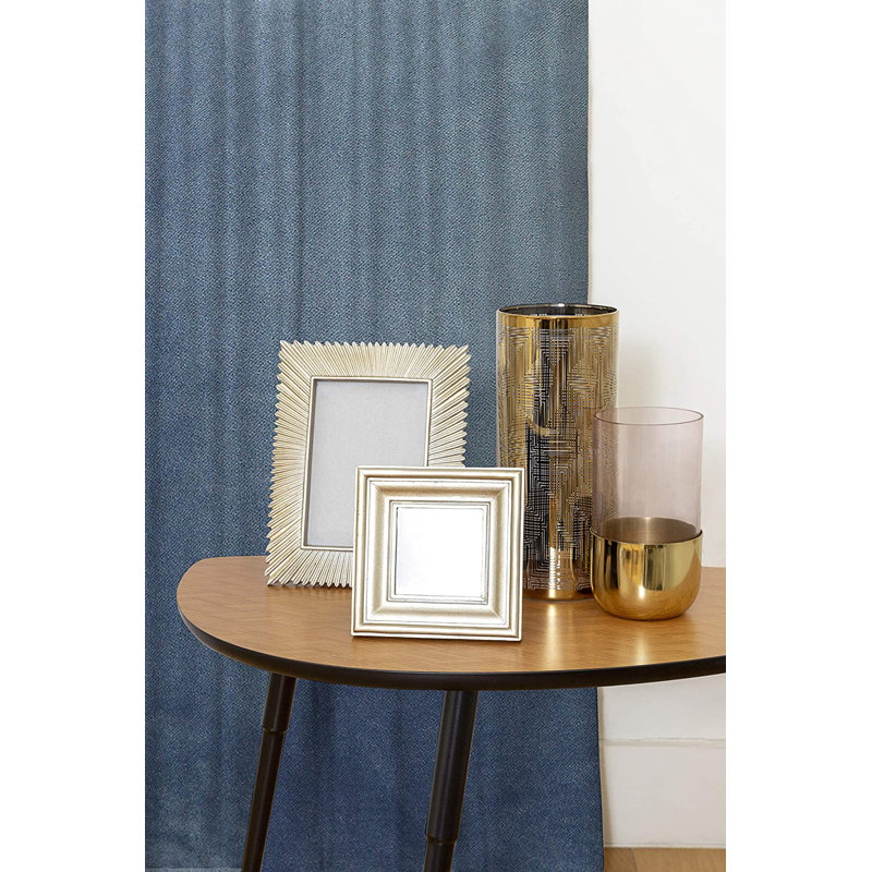 Kronberg Room Darkening Curtains / Drapes Pair, Width 116 x Drop 228cm, Light Blue