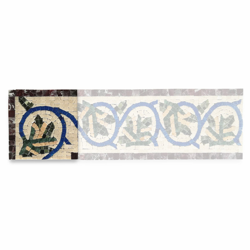 5.9 in. x 13.8 in. Marble Tile