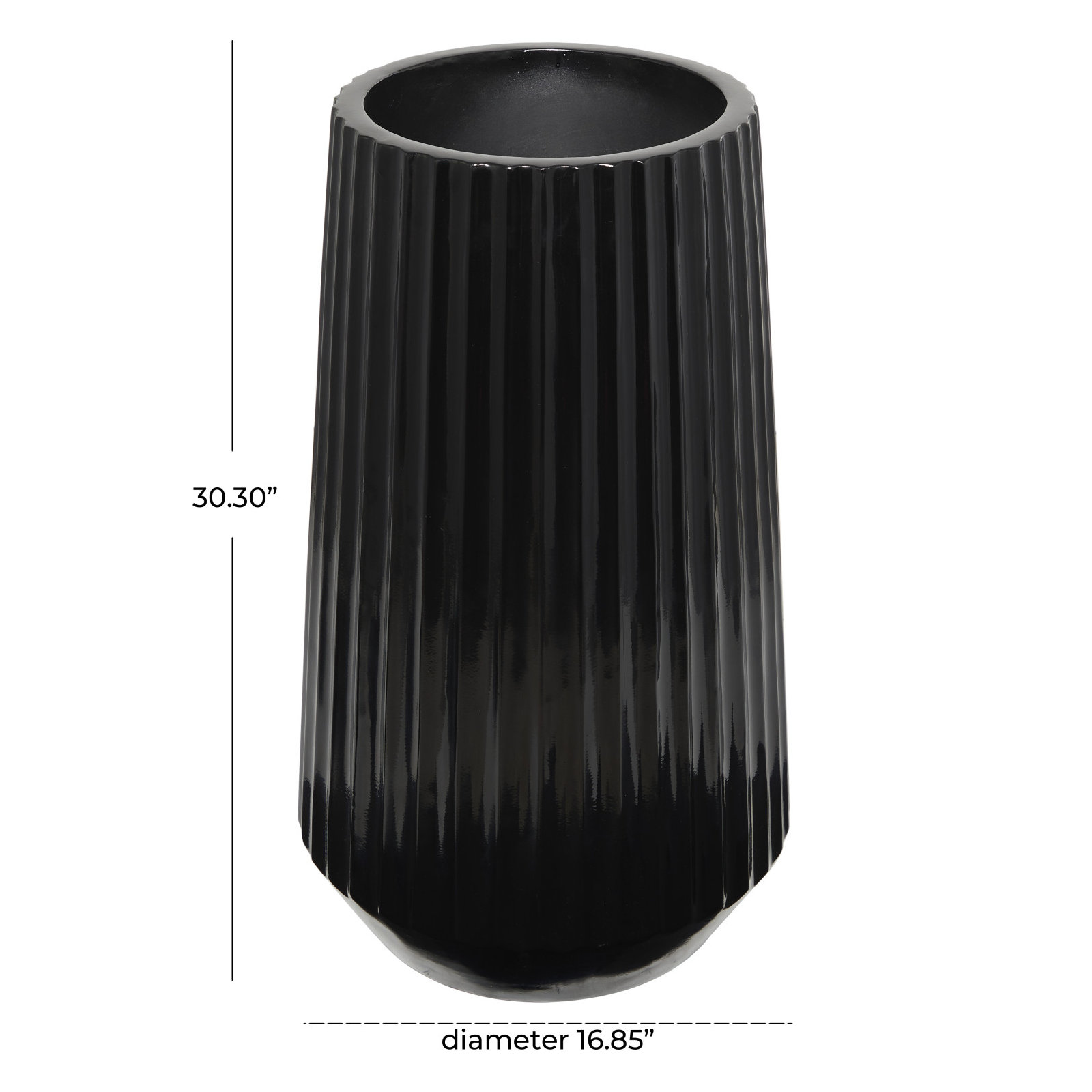 Kendal Table Vase, 30.3" H x 17" W x 16.85" D
