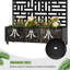 Lit de jardin surélevé en métal sur roulettes autoportant 73 po avec treillis 2 pièces avec paravent pour terrasse