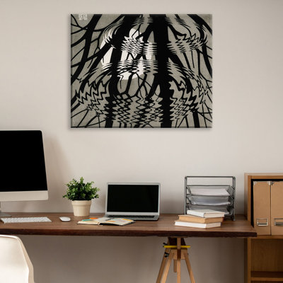 Rippled Surface by M.C.Escher Gallery Wrapped Canvas