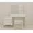 LED Lighted Makeup Vanity Table With Mirror - White Beauty Station With Storage Drawers, Matching Stool, And Organizing Compartments For Makeup Brushes And Cosmetics
