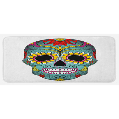 Global Inspired Solid Color Polyester Kitchen Mat