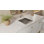 Lavabo de salle de bain encastrable en acier inoxydable 15,75 "x 15,75" Badeloft ES-UB-02-BS