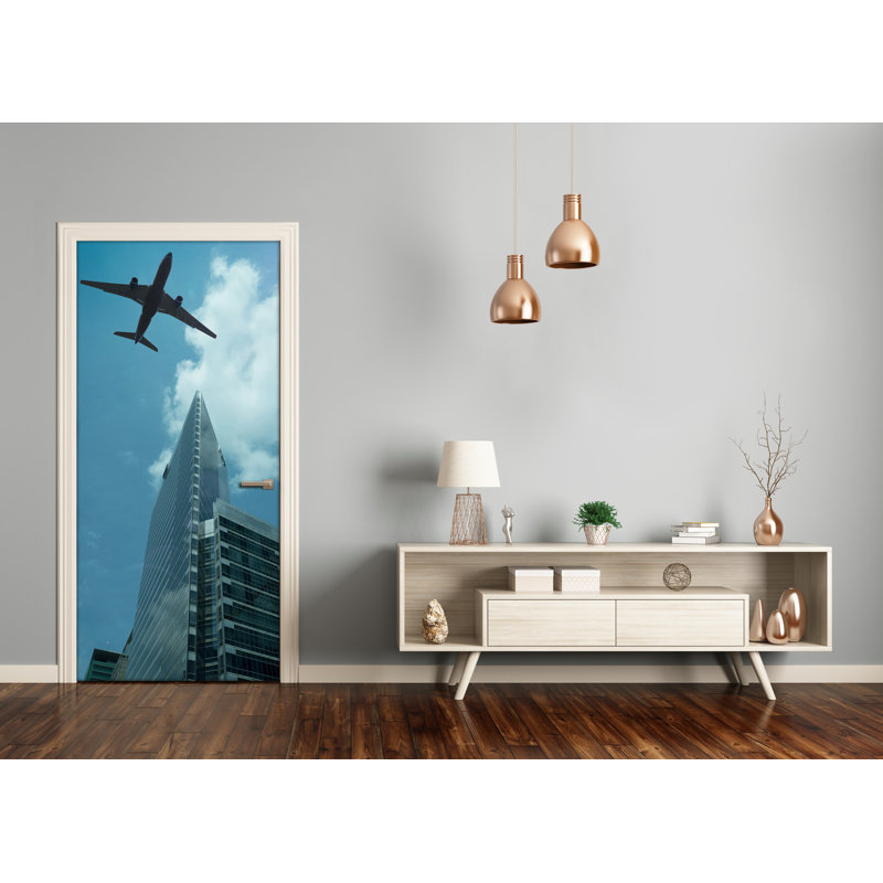 Plan Over The City Door Decal