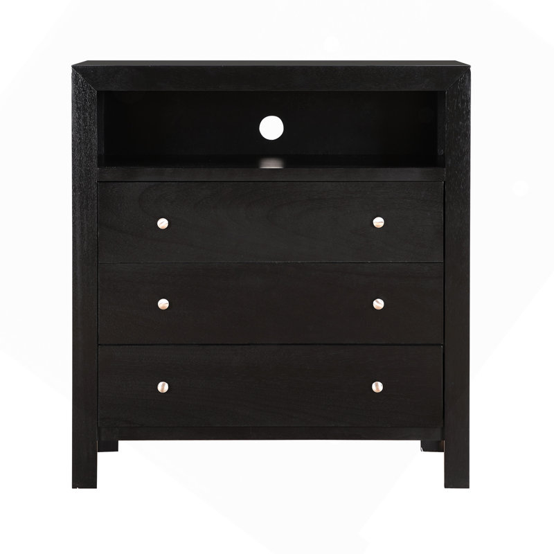 Commode média Burlington G2450-TV, noir
