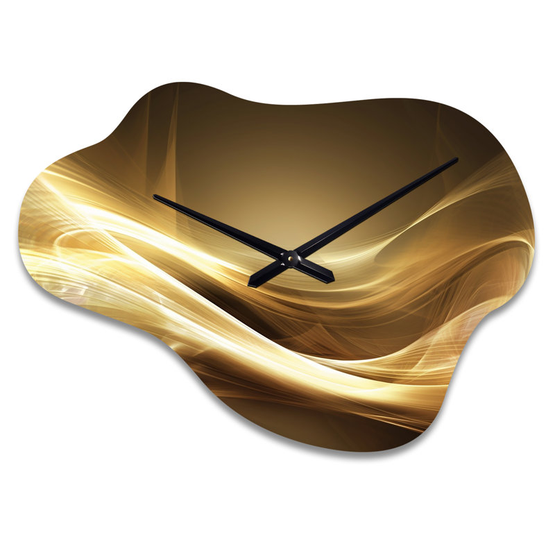 Horloge murale asymétrique Gold, Grand