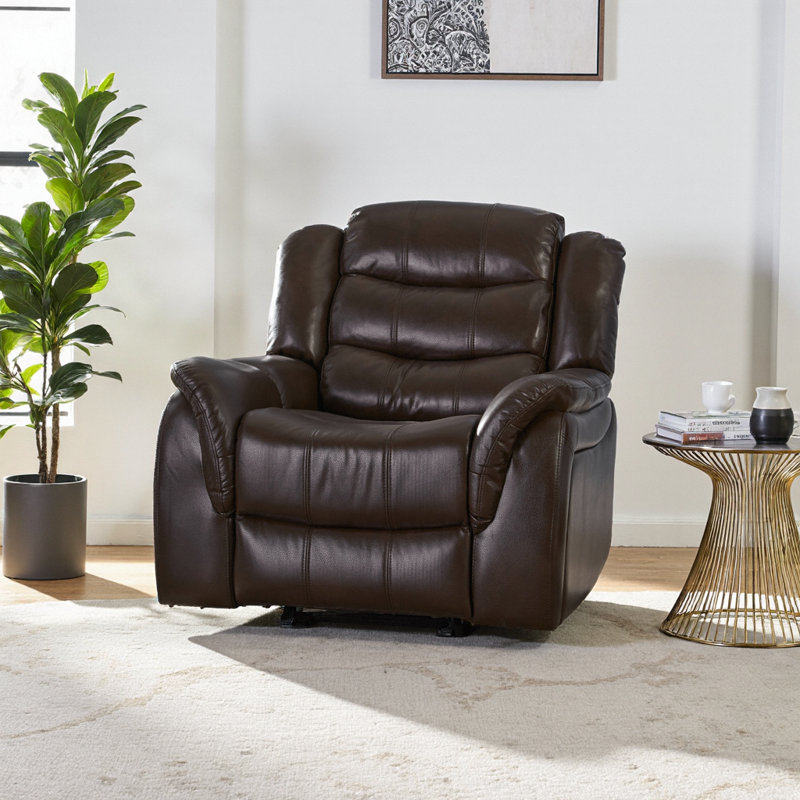 Fauteuil inclinable et surdimensionné Timeless, Brun
