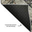 Tapis géométrique de qualité supérieure lavable à la machine Mayfield AMF2195-976408132-976408133