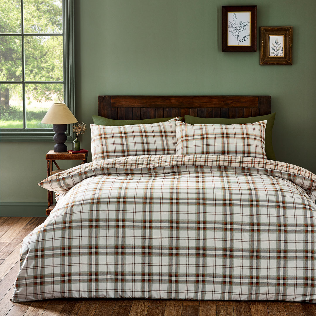 Kelso Check Reversible Duvet Cover Set