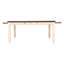 Table de salle à manger 6 pièces avec tiroirs 4 chaises d'appoint Luxury